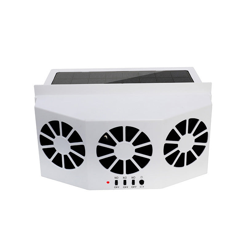 EcoVent Exhaust Fan For Solar Vehicle With Adjustable Panel - Elesira