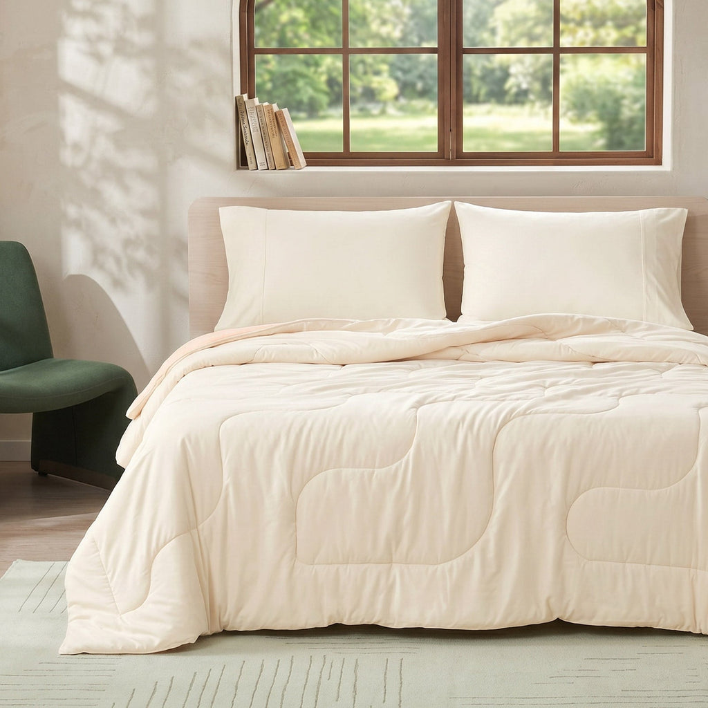 Piumone rinfrescante Eco Comfort in fibra naturale, ultra traspirante - Elesira