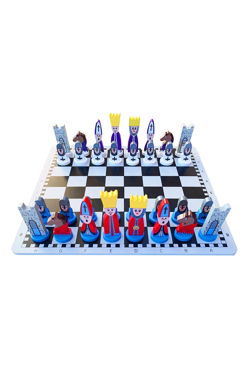Educational Wood Chess Set For Kids To Boost Critical Thinking - Elesira