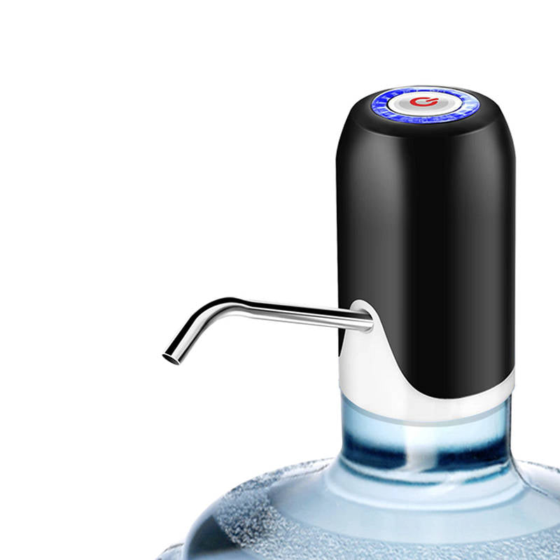 Smart Water Pump - USB Rechargeable Silicone & Steel Dispenser | elesira