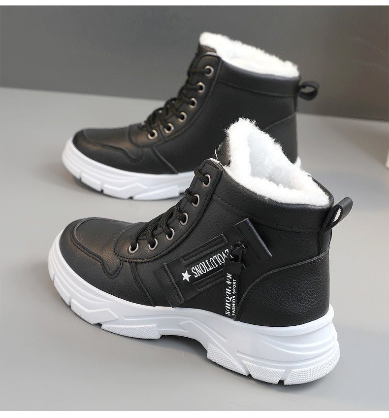 Zapatos abrigados con suela gruesa | elesira
