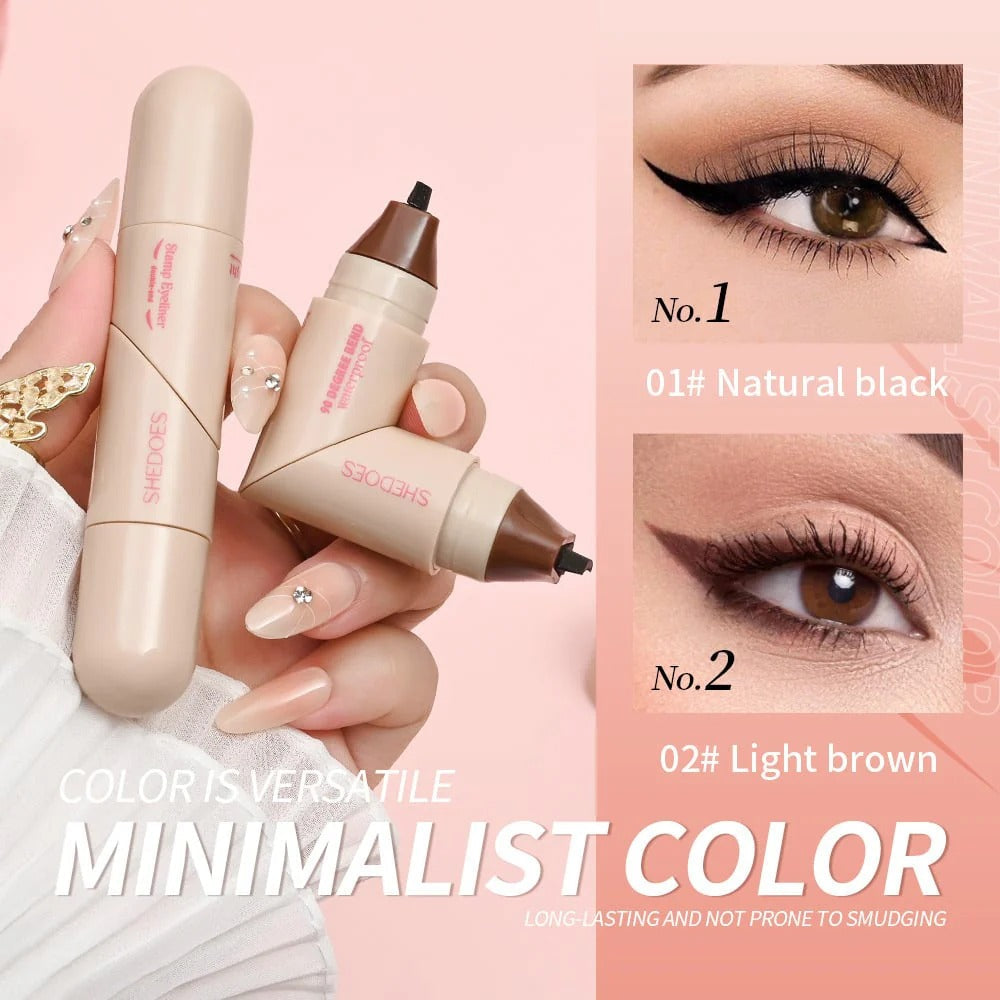 Waterproof Eyeliner Stamp Pen - Long-Lasting - Winged Effect | elesira