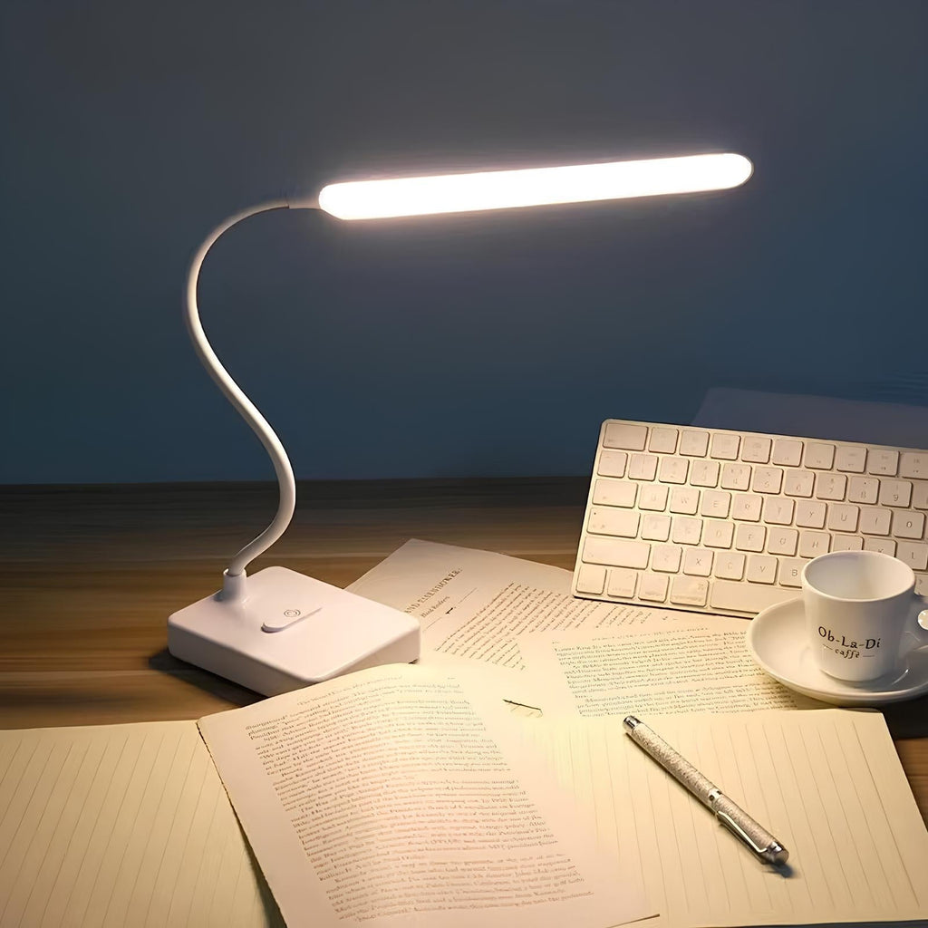 Candeeiro LED de secretária BrilloMax com braço ajustável | elesira