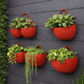 Vertical Greenery Wall Planter with Rattan Design | elesira