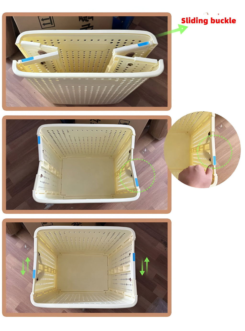 Cesto portabiancheria SmartFold con ruote per un'organizzazione senza fatica | elesira
