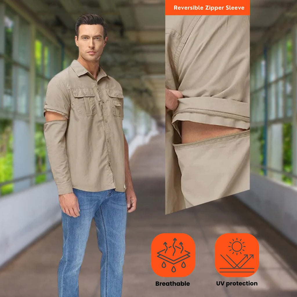 Vielseitiges Outdoor-Abenteuerhemd – robust und UV-beständig | elesira