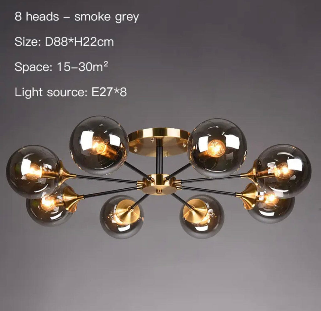 Jade Glass Ball Chandelier | elesira