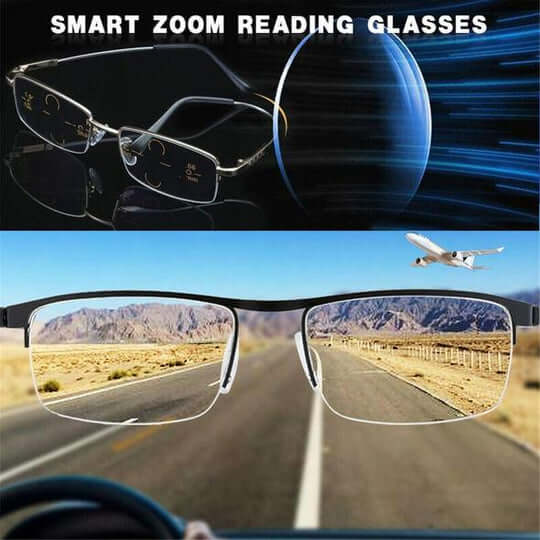 Intelligente Duitse multifocale brillenglazen — zicht met meerdere zones