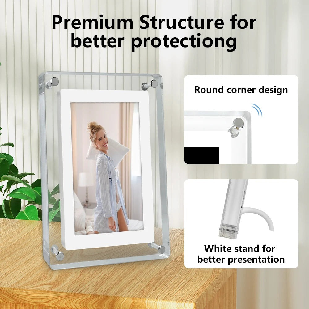 VividMemories HD Digital Display - Multimedia Picture Frame | elesira