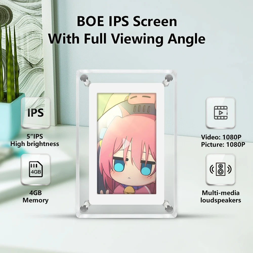VividMemories HD Digital Display - Multimedia Picture Frame | elesira