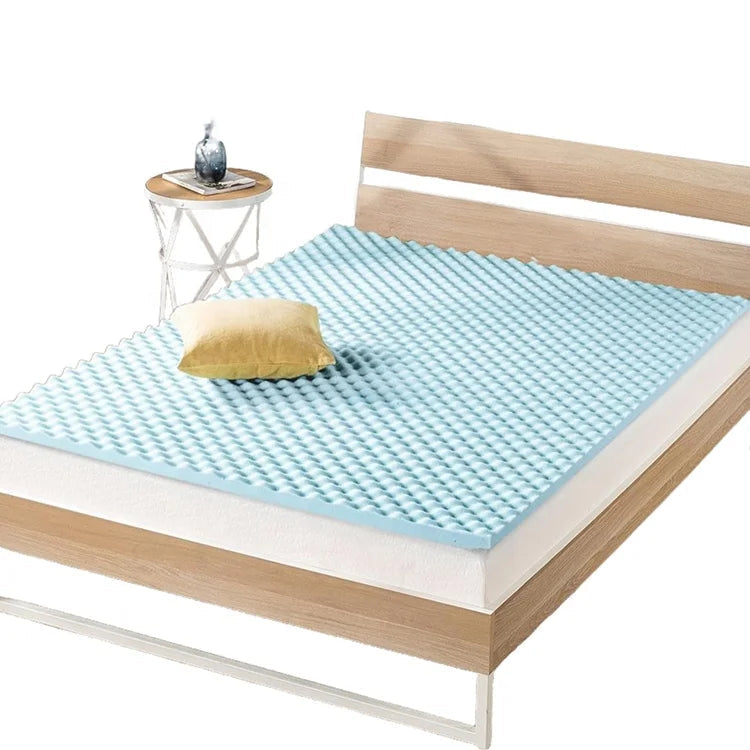 Topper Comfort Rest z paměťové pěny s gelovou vrstvou pro úlevu od tlaku a pohodlný spánek – Elesira