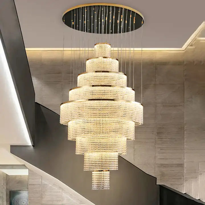 Melanie Crystal Ring Chandelier | elesira