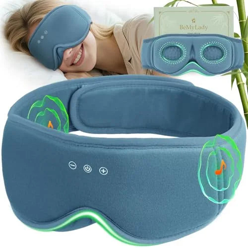 ComfortZone Wireless Sleep Mask With Bluetooth Audio For Relaxation - Elesira
