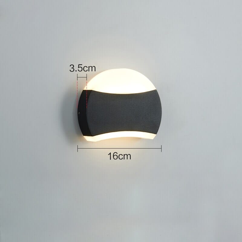 Circle Outdoor Wall Light | elesira