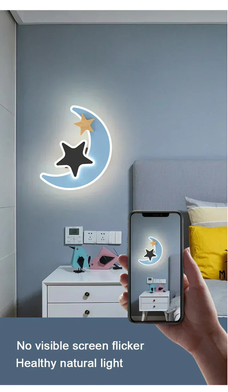 Lampă de perete LED Cartoon Rocket | elesira