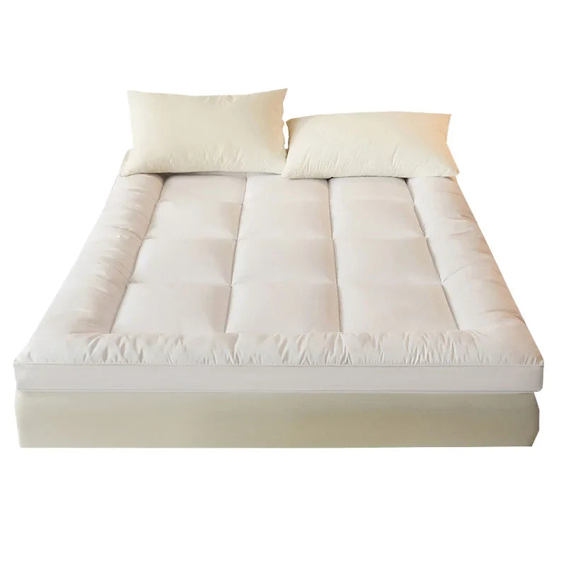Comfort Rest opvouwbare matrastopper met antislipschuim en microvezelhoes - Elesira