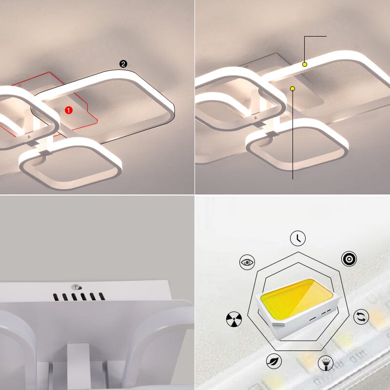 Blair Square Chandelier | elesira