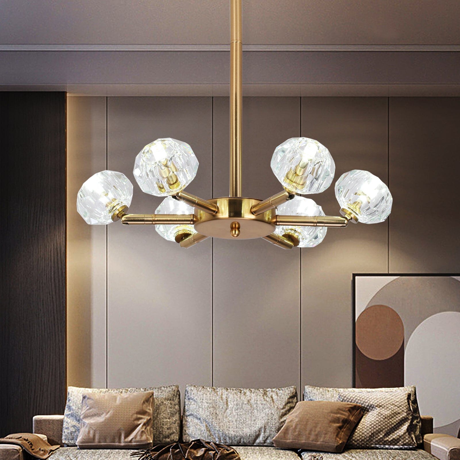 Hafsa Crystal LED Hanging Light | elesira