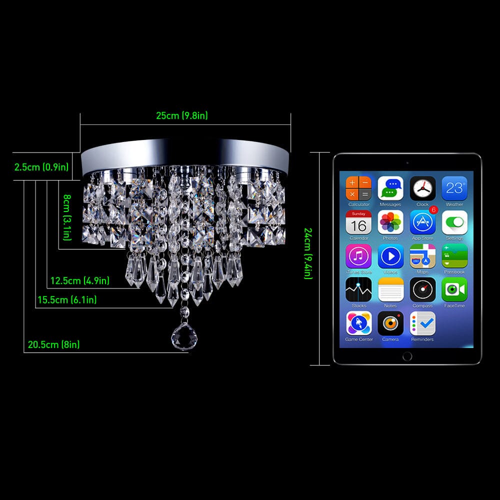 Hauqi Crystal Ceiling Chandelier | elesira
