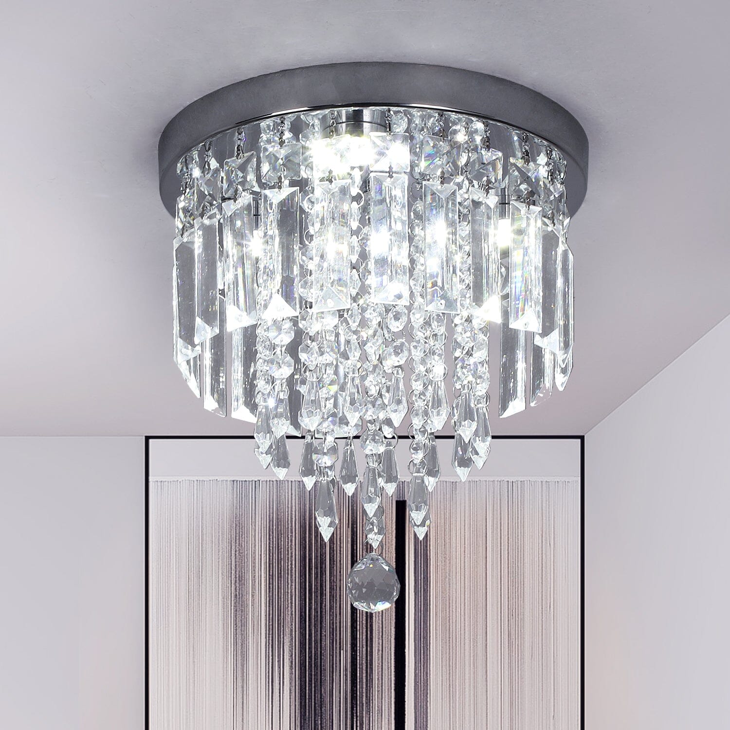 Hauqi Crystal Ceiling Chandelier | elesira