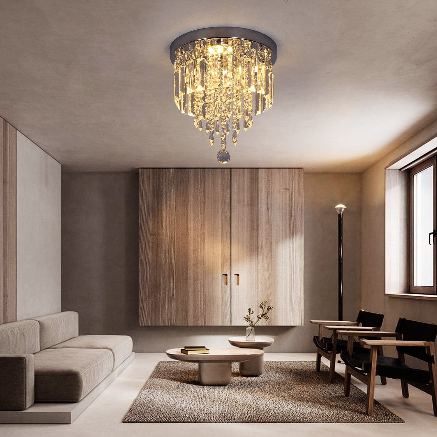 Hauqi Crystal Ceiling Chandelier | elesira