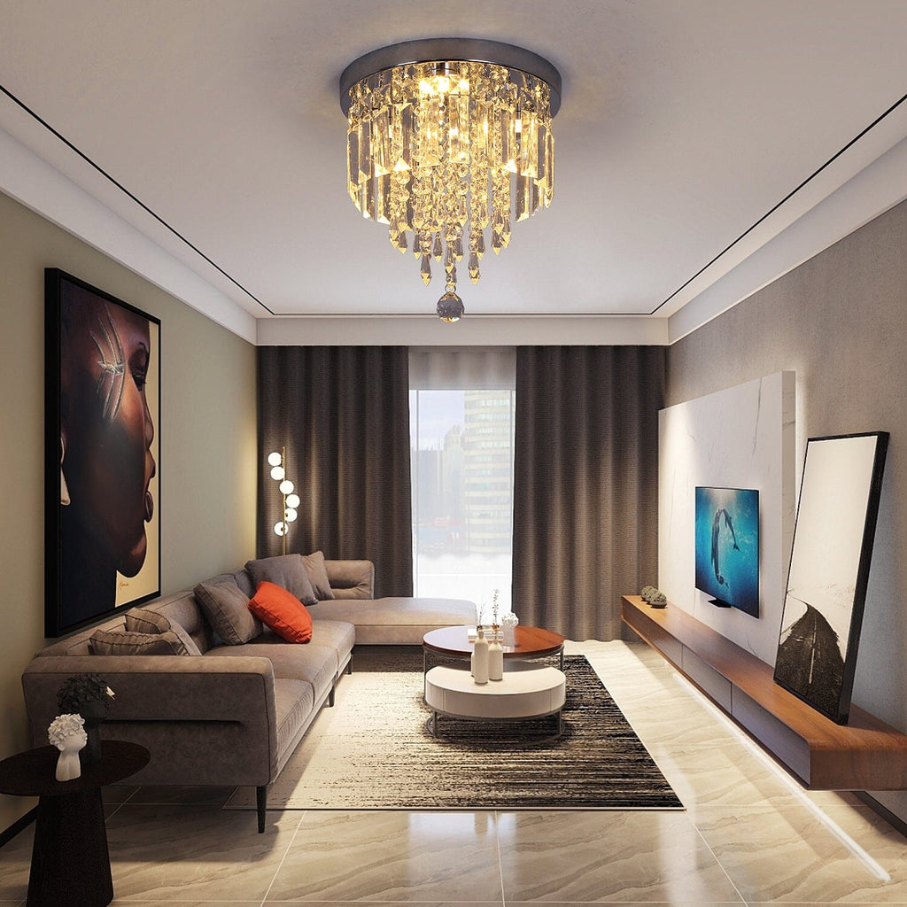 Hauqi Crystal Ceiling Chandelier | elesira