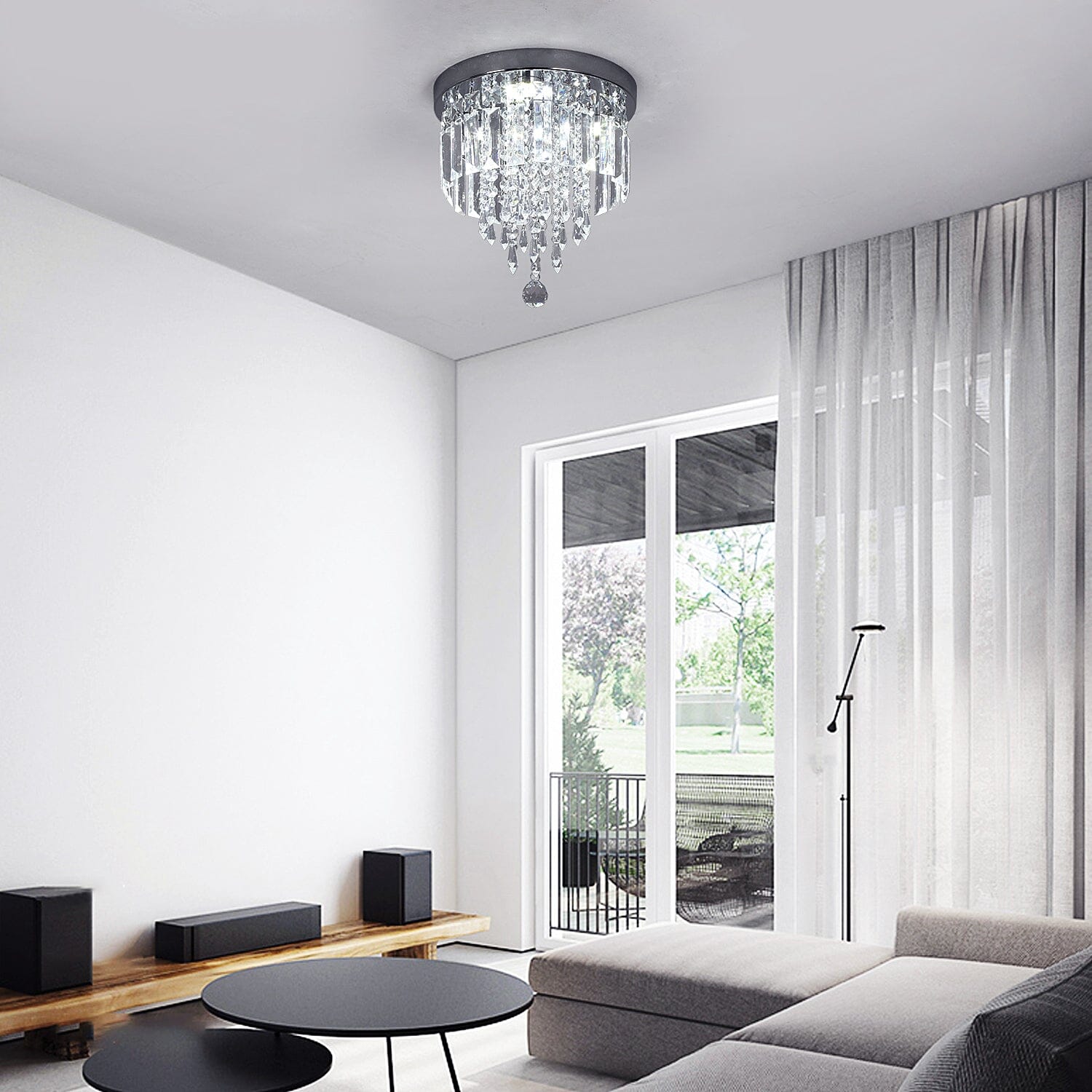 Hauqi Crystal Ceiling Chandelier | elesira