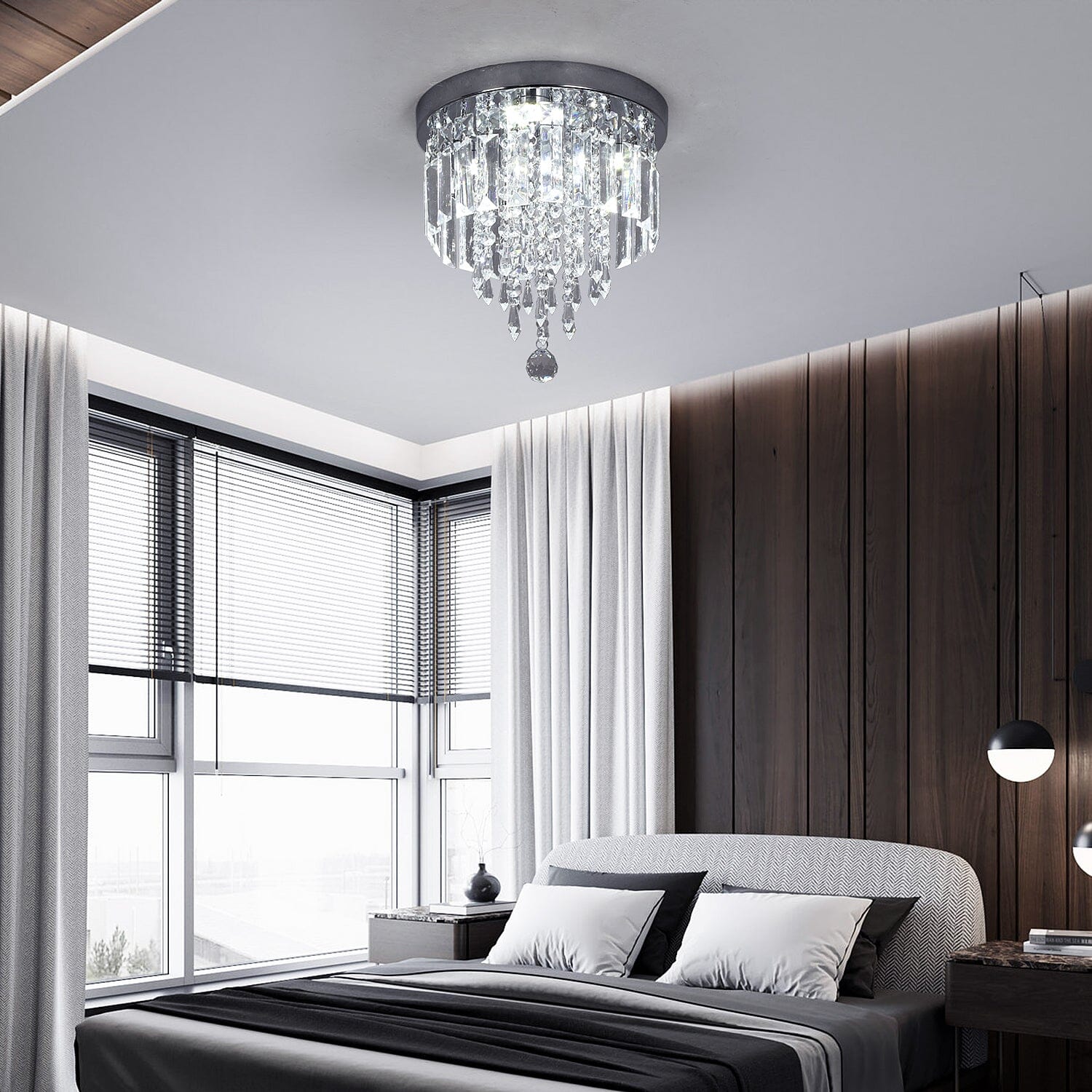 Hauqi Crystal Ceiling Chandelier | elesira