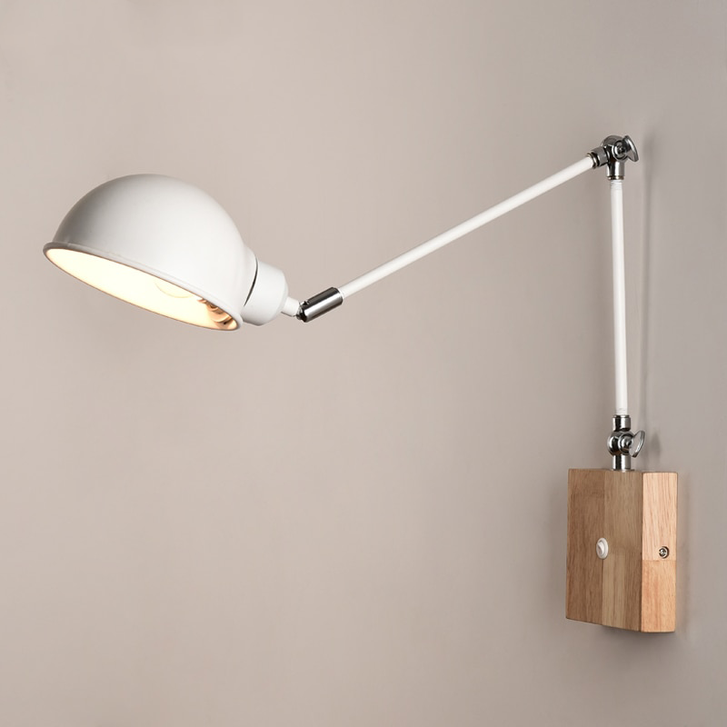 BTM Jeena -  Adjustable wooden Wall Lamps | elesira