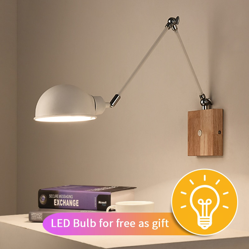 BTM Jeena -  Adjustable wooden Wall Lamps | elesira