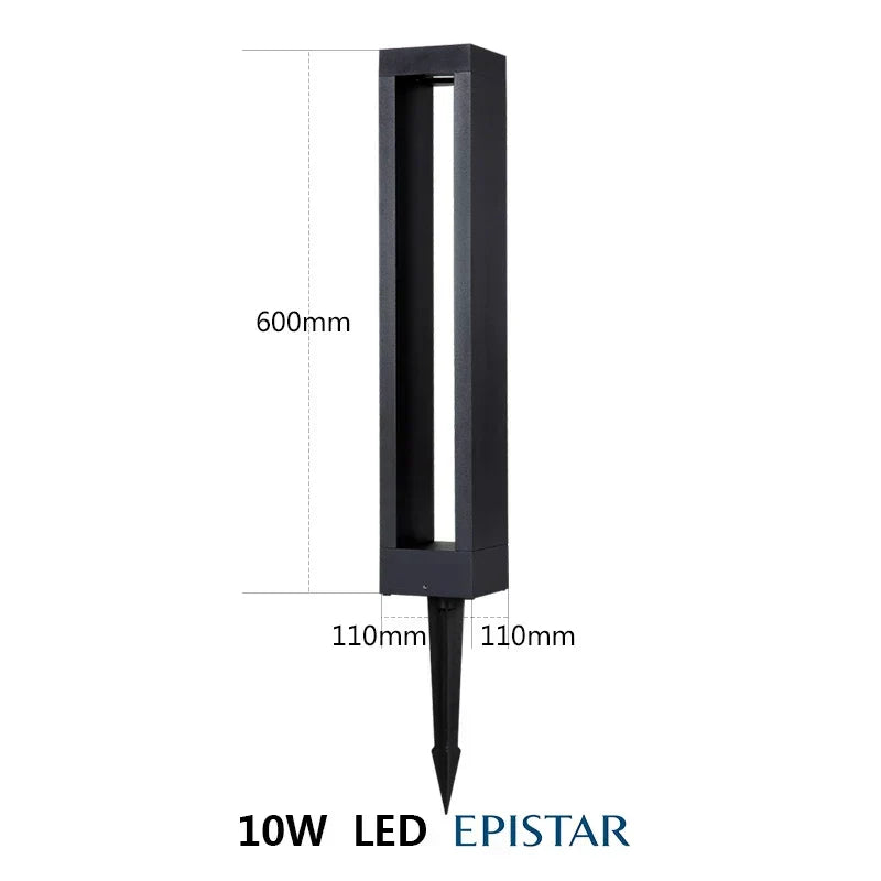 Jackson LED -ulkonurmikkolamppu | elesira