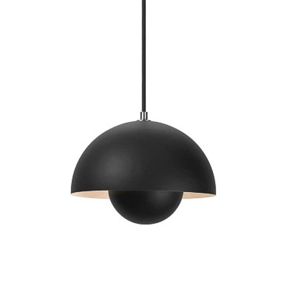 Suspension lumineuse en arc aux couleurs vives pour intérieurs scandinaves modernes | elesira