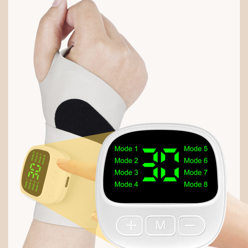 Wrist Massage Device - Adjustable Intensity - Breathable Support - FlexPulse | elesira