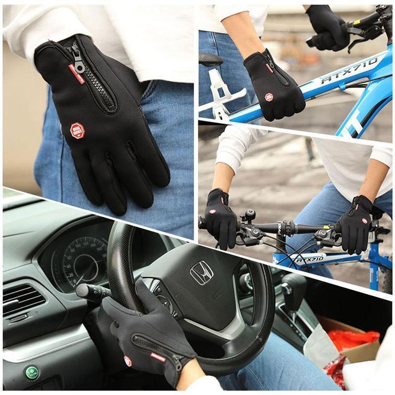 Guanti invernali impermeabili e antivento con funzionalità touchscreen | elesira