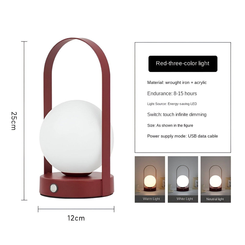 Bezdrátová stolní lampa se stmíváním | elesira