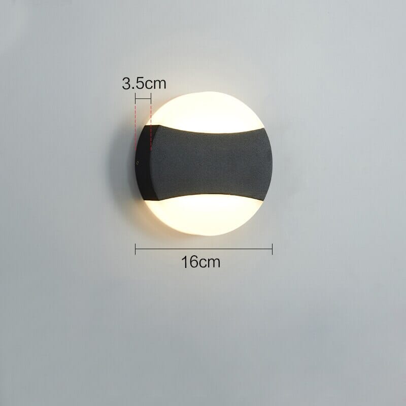 Circle Outdoor Wall Light | elesira