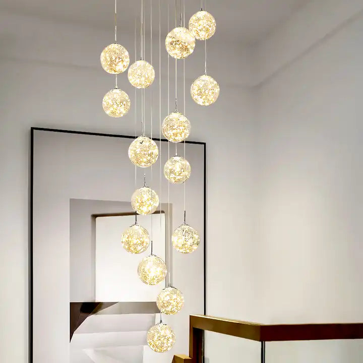 Sydel Bubble Glass Chandelier | elesira