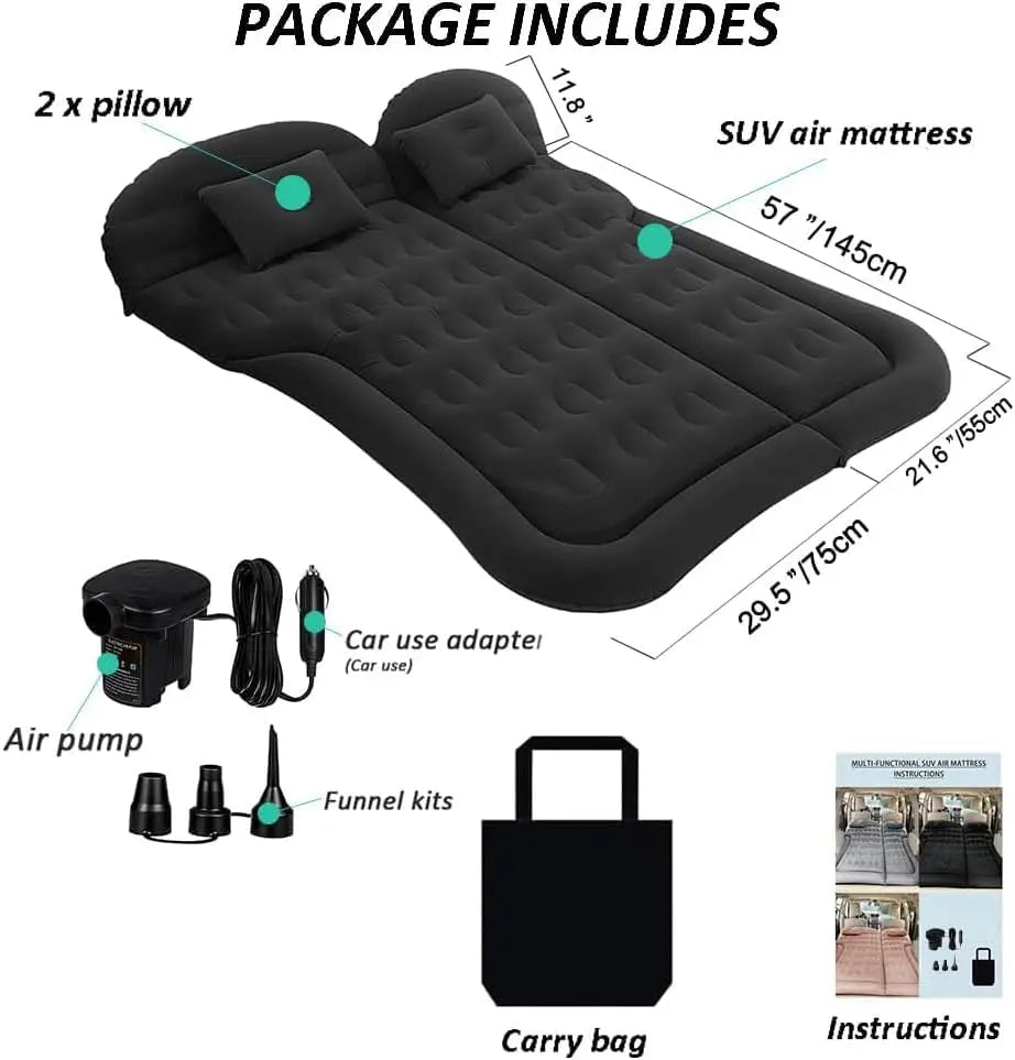 مرتبة سيارة قابلة للطي ComfortNest للسفر والاستخدام في الهواء الطلق - إليسيرا