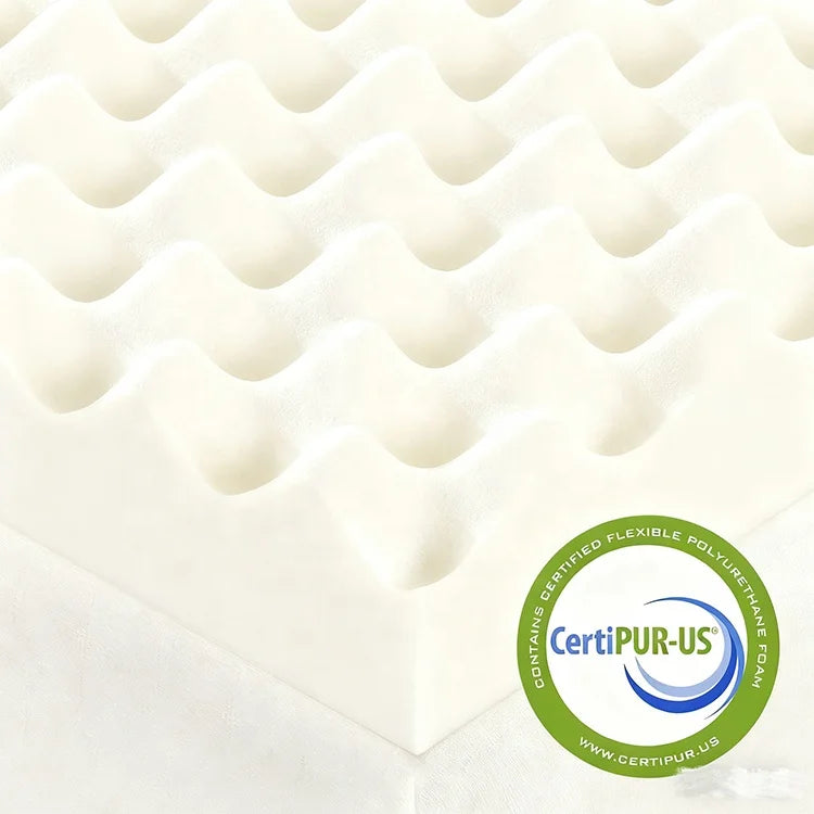 Topper Comfort Rest z paměťové pěny s gelovou vrstvou pro úlevu od tlaku a pohodlný spánek – Elesira