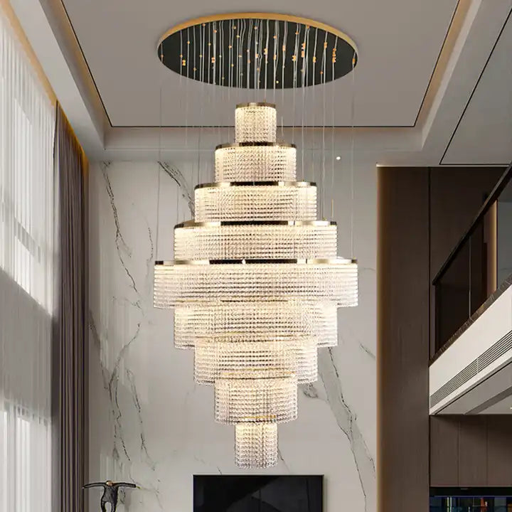Melanie Crystal Ring Chandelier | elesira