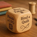 Dé de décision en bois - Inspiration créative grâce au lancer - Gravure laser | elesira