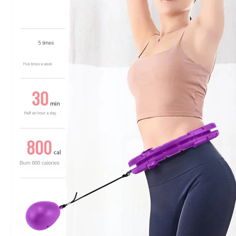 Smart vægtet hulahopring til fitness | elesira
