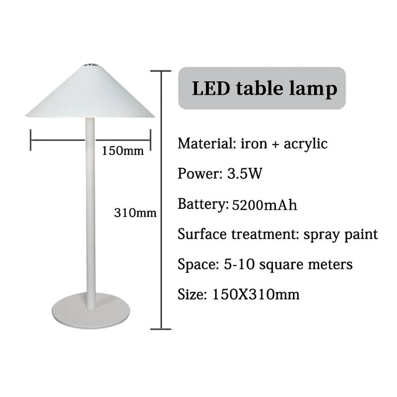 GoLumina - Rechargeable Desk Lamp | elesira