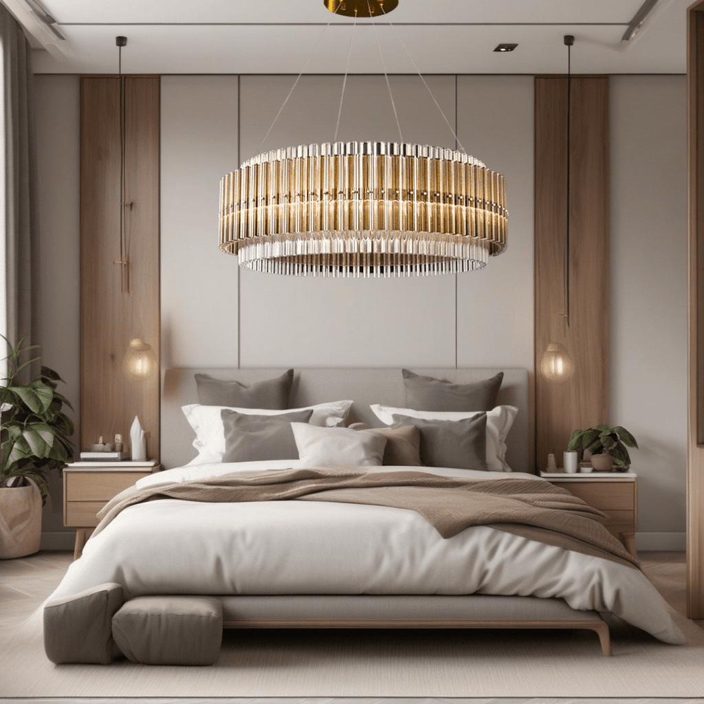 Mia-lysekrone i glass | elesira