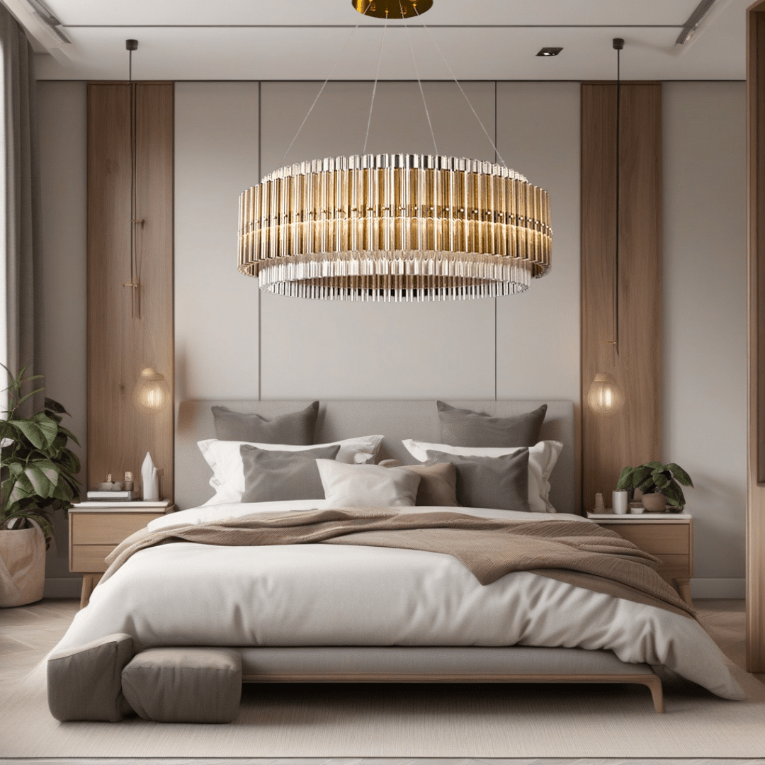 Mia-lysekrone i glass | elesira