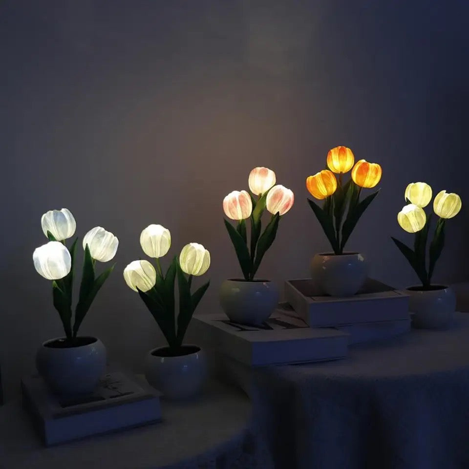 Maribel | Tulip-Shaped Night Lamp | elesira