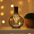 Marlow Industrial Cage LED Table Lamp For Ambient Accent Lighting | elesira
