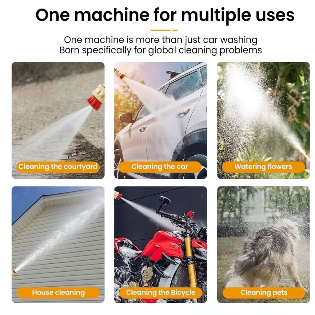 Wireless High-Pressure Cleaner for Outdoor Applications | elesira