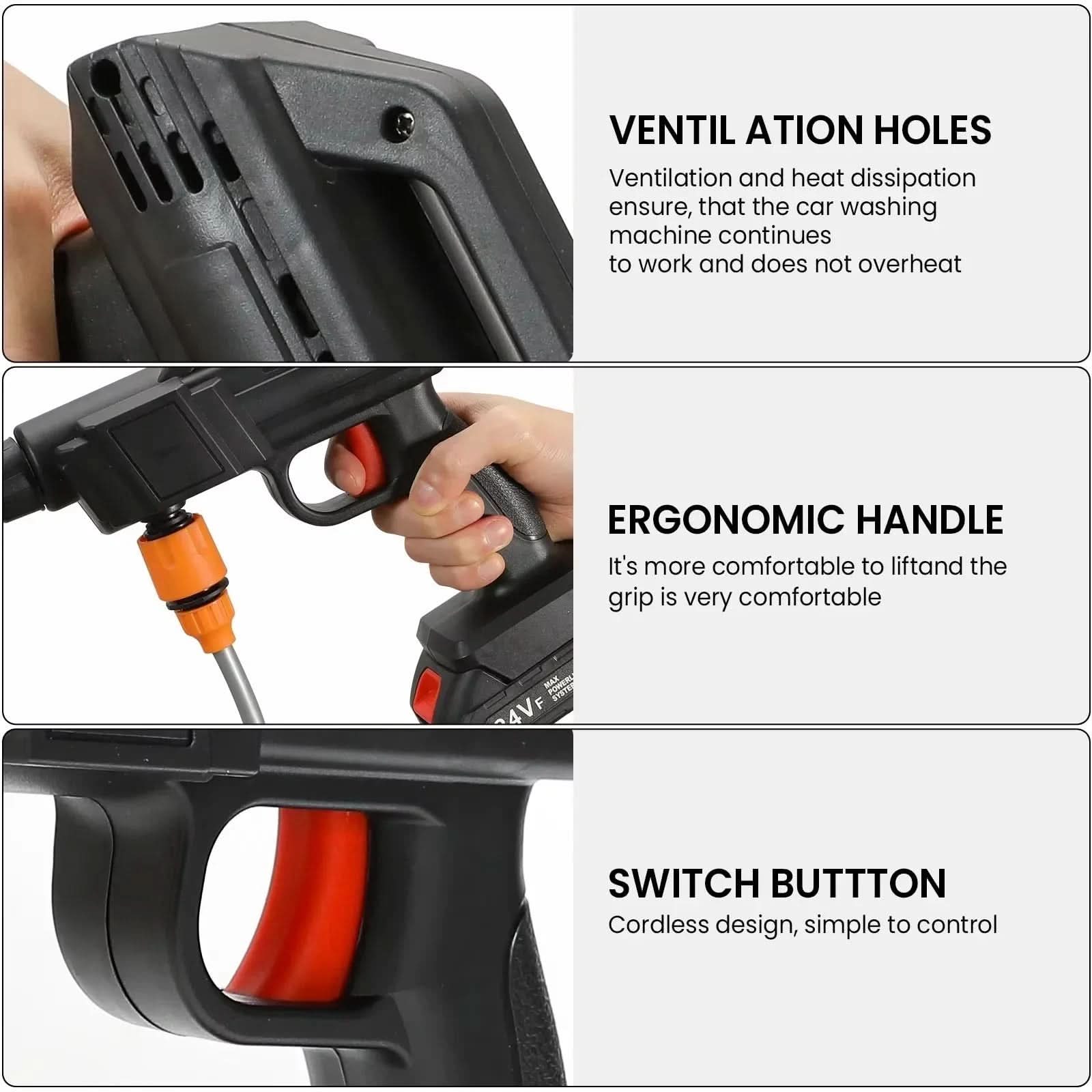 Wireless High-Pressure Cleaner for Outdoor Applications | elesira