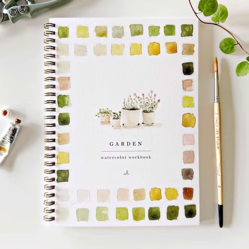 Cahier d’aquarelle pour débutants - Guide artistique étape par étape | elesira